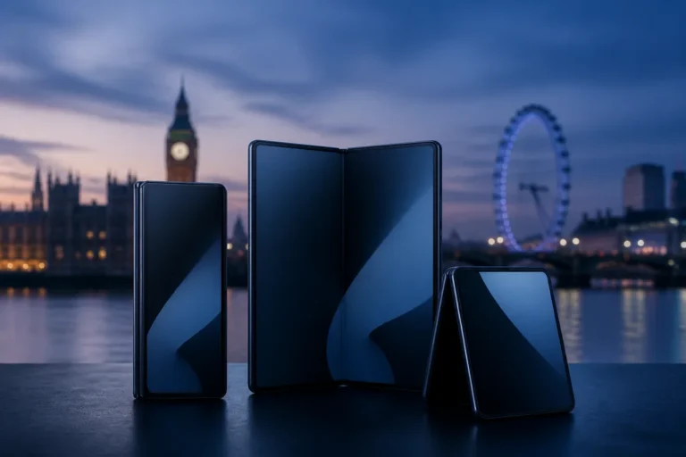 Galaxy Z Fold8 et Z Flip8 devant Londres